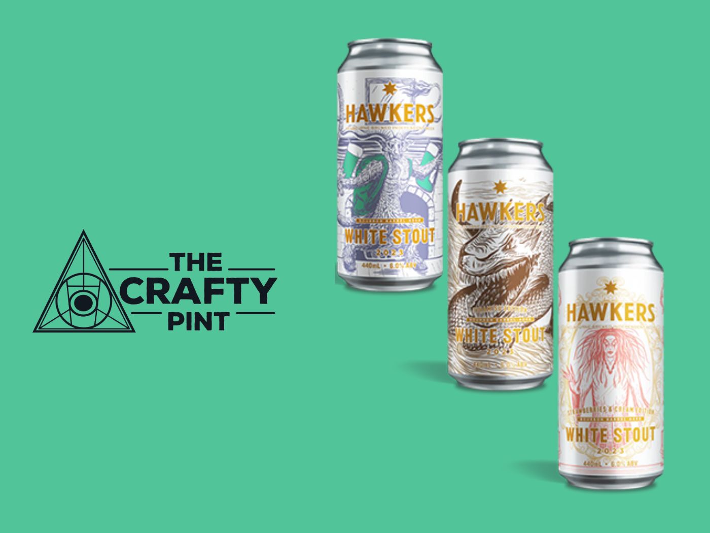 Hawkers Beer Barrel Aged White Stout Series '23