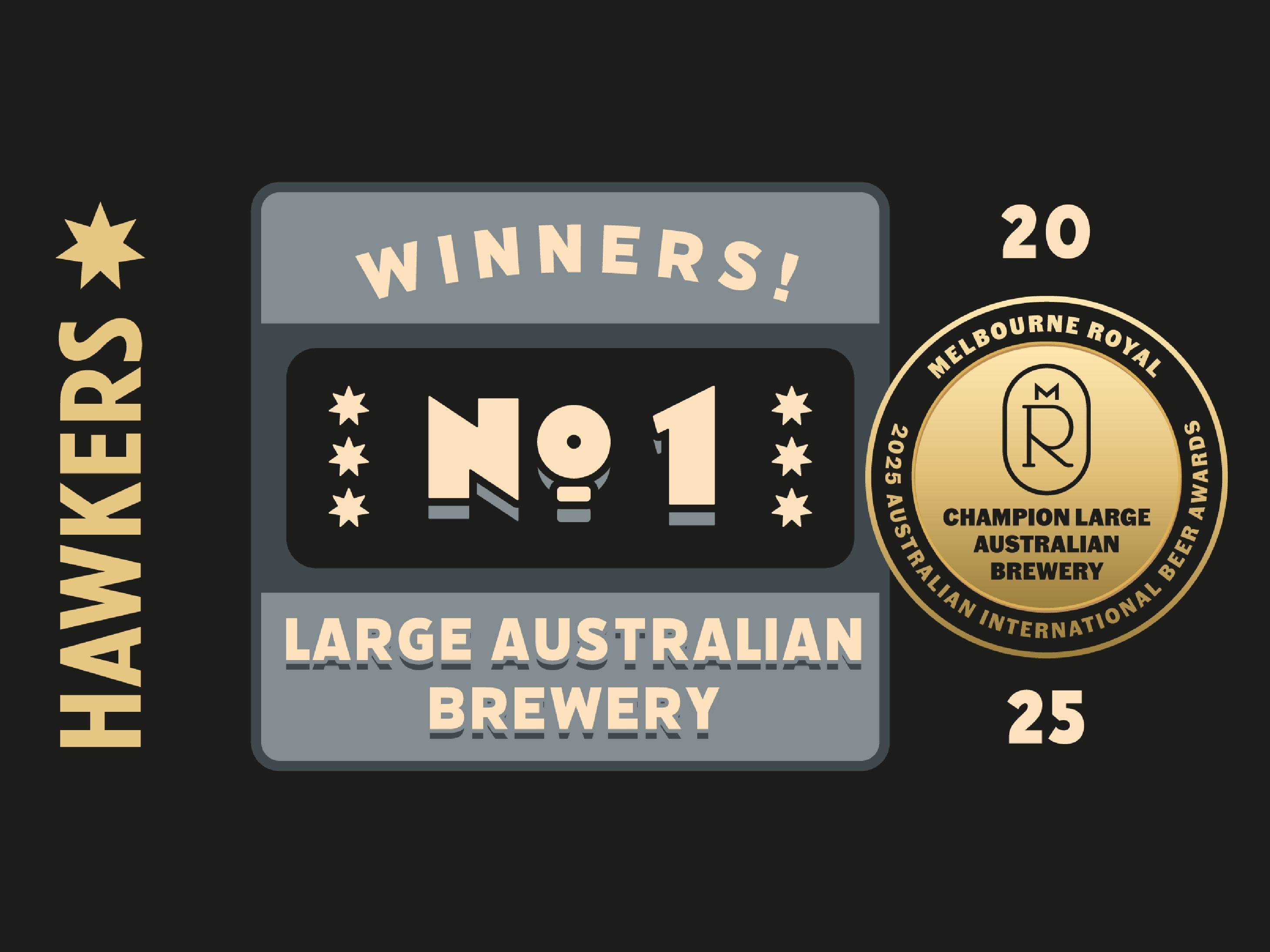 Hawkers Beer: Champion Large Australian Brewery 2025!