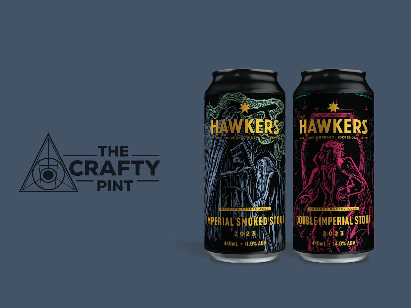 Hawkers BBA Double Imperial Stout & BBA Imperial Smoked Stout