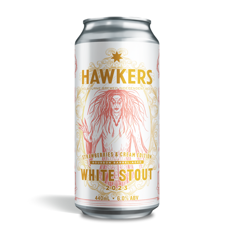 Bourbon Barrel Aged White Stout - Strawberries & Cream Edition (2023)
