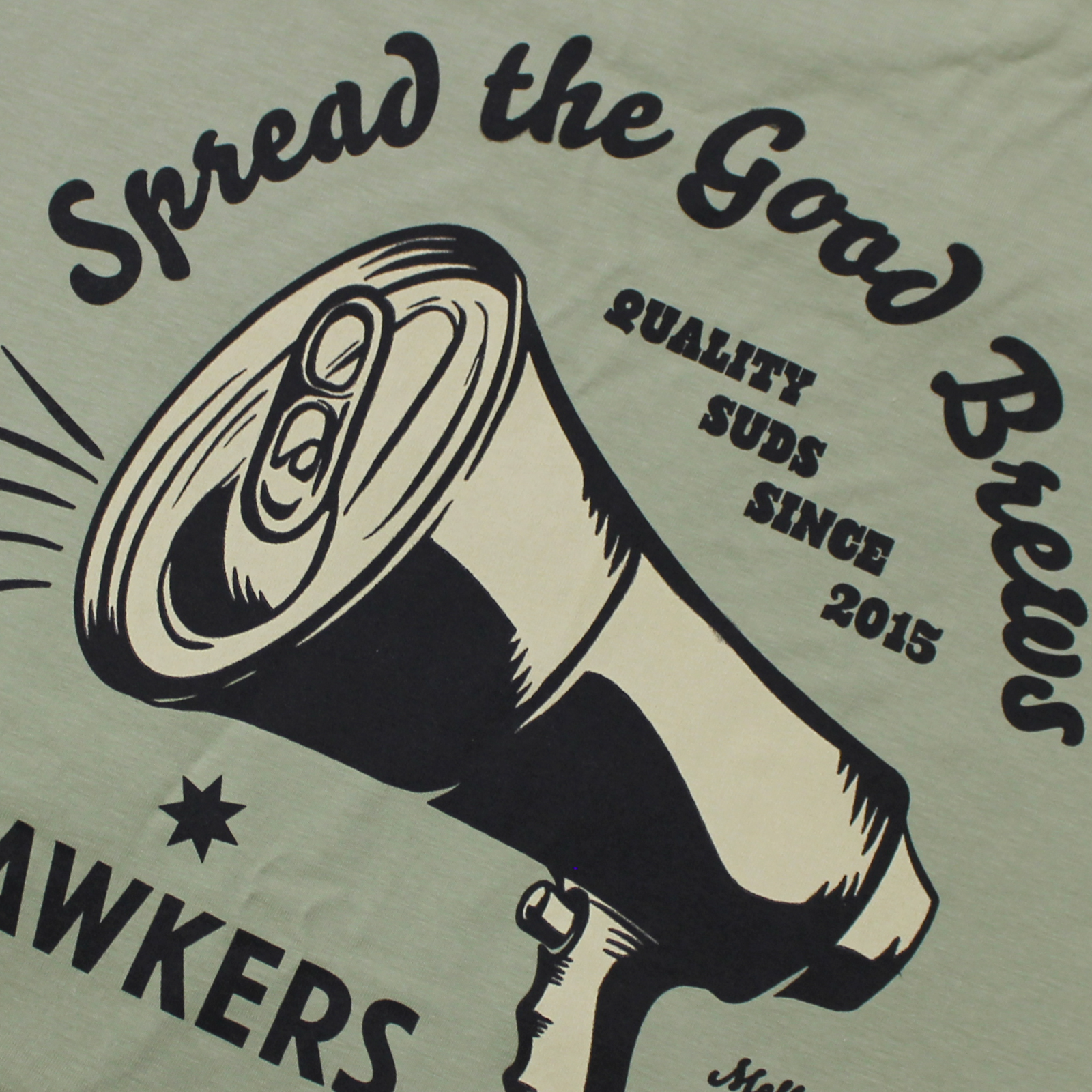 Spread the Good Brews Tee - Pistachio