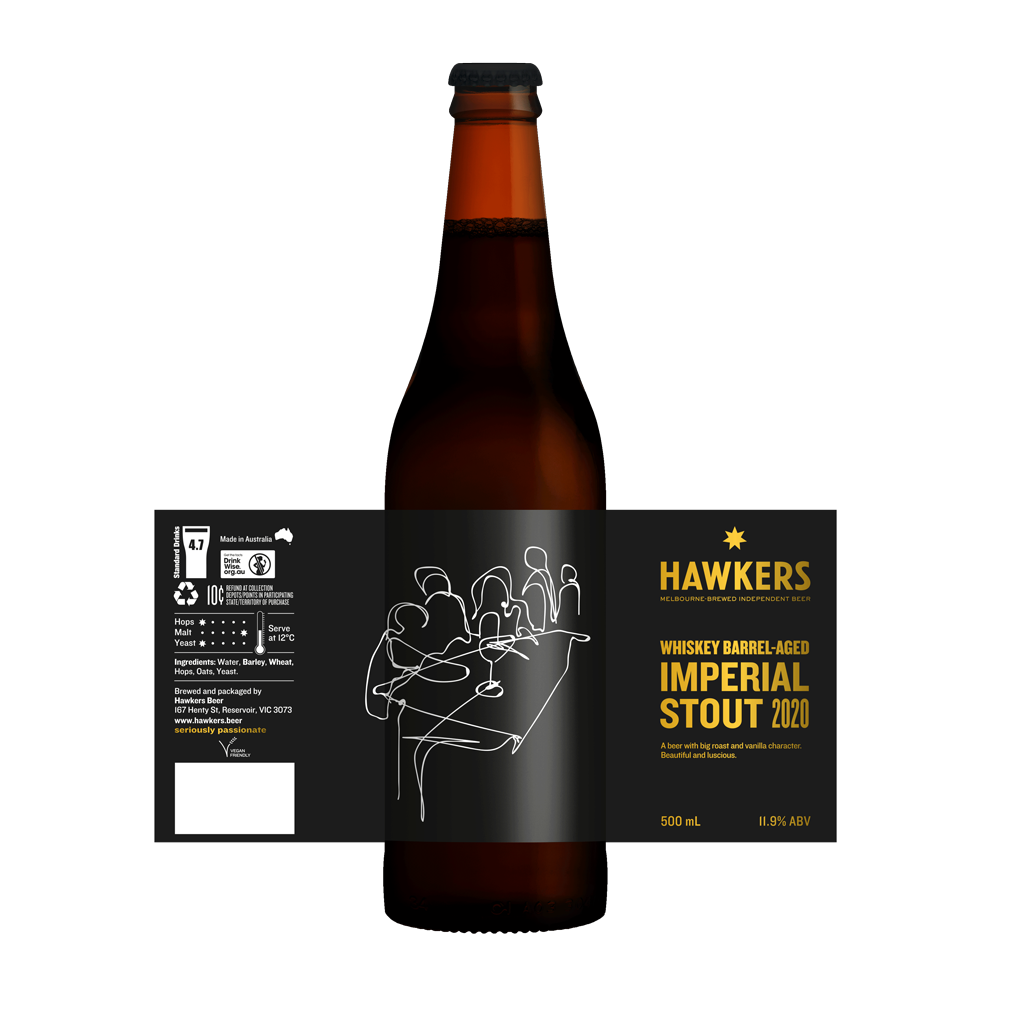 Whiskey Barrel Aged Imperial Stout (2020)