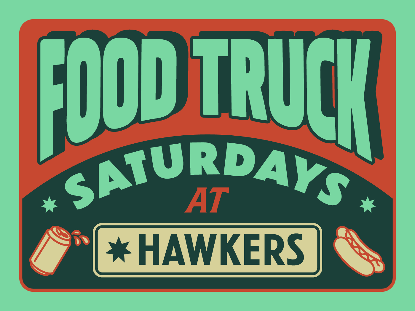 Food Truck Saturdays at Hawkers