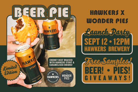 Hawkers x Wonder Pies: A Stout Beer Pie Collaboration