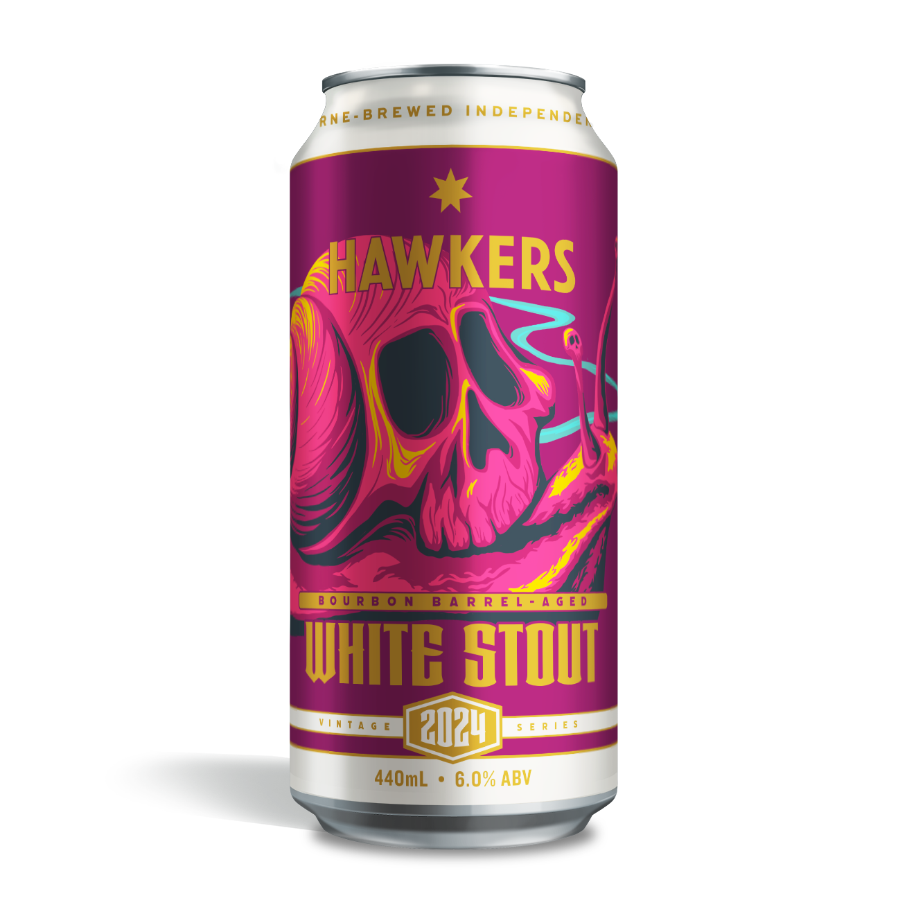 Bourbon Barrel Aged White Stout (2024) | Hawkers Beer