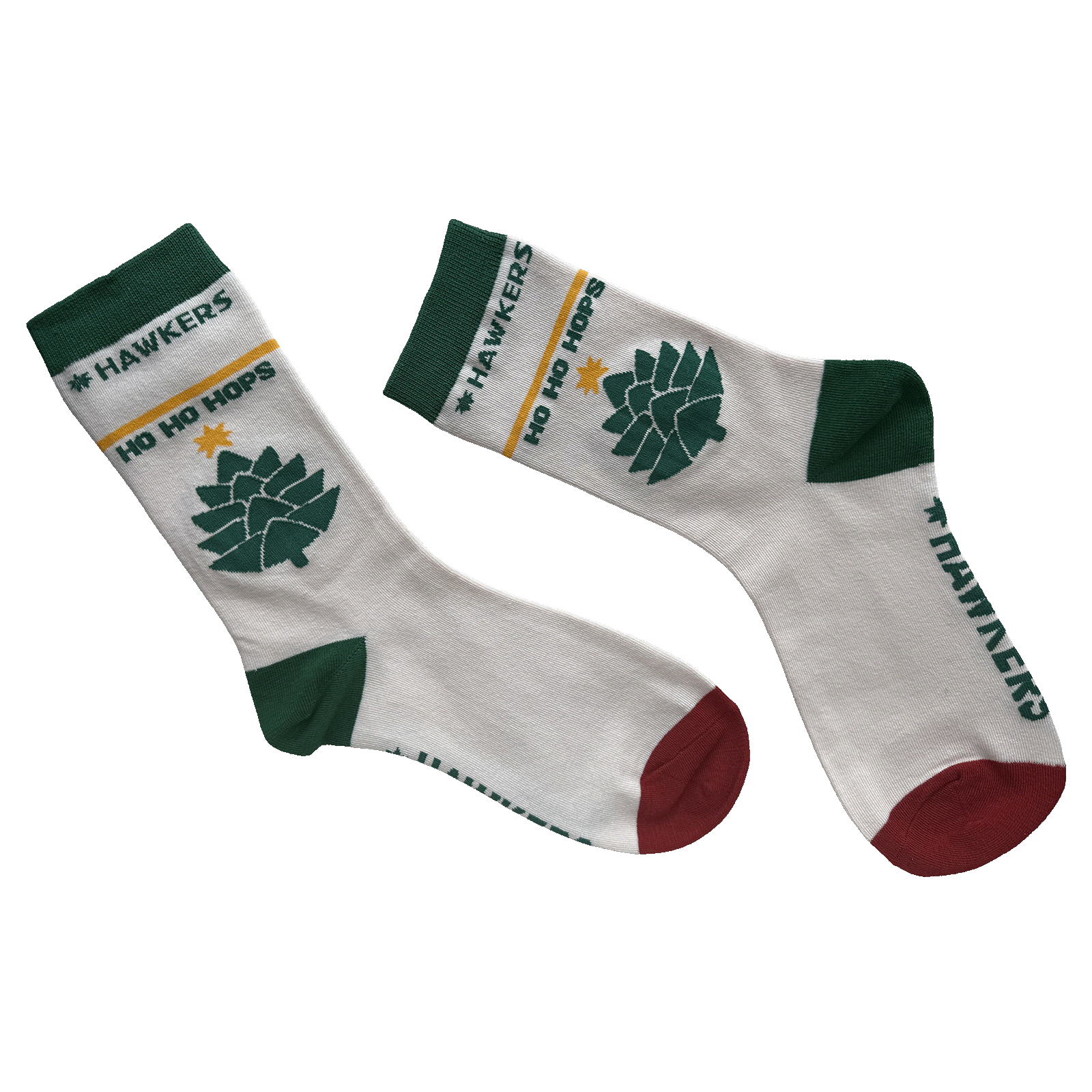 Ho, Ho, Hops Socks