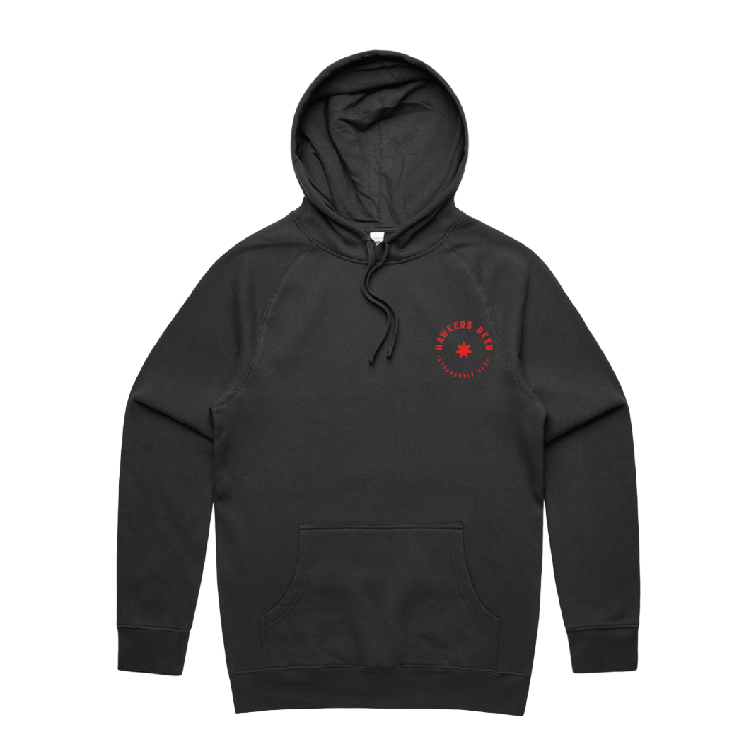 Benchmark Hoodie - Black/Red
