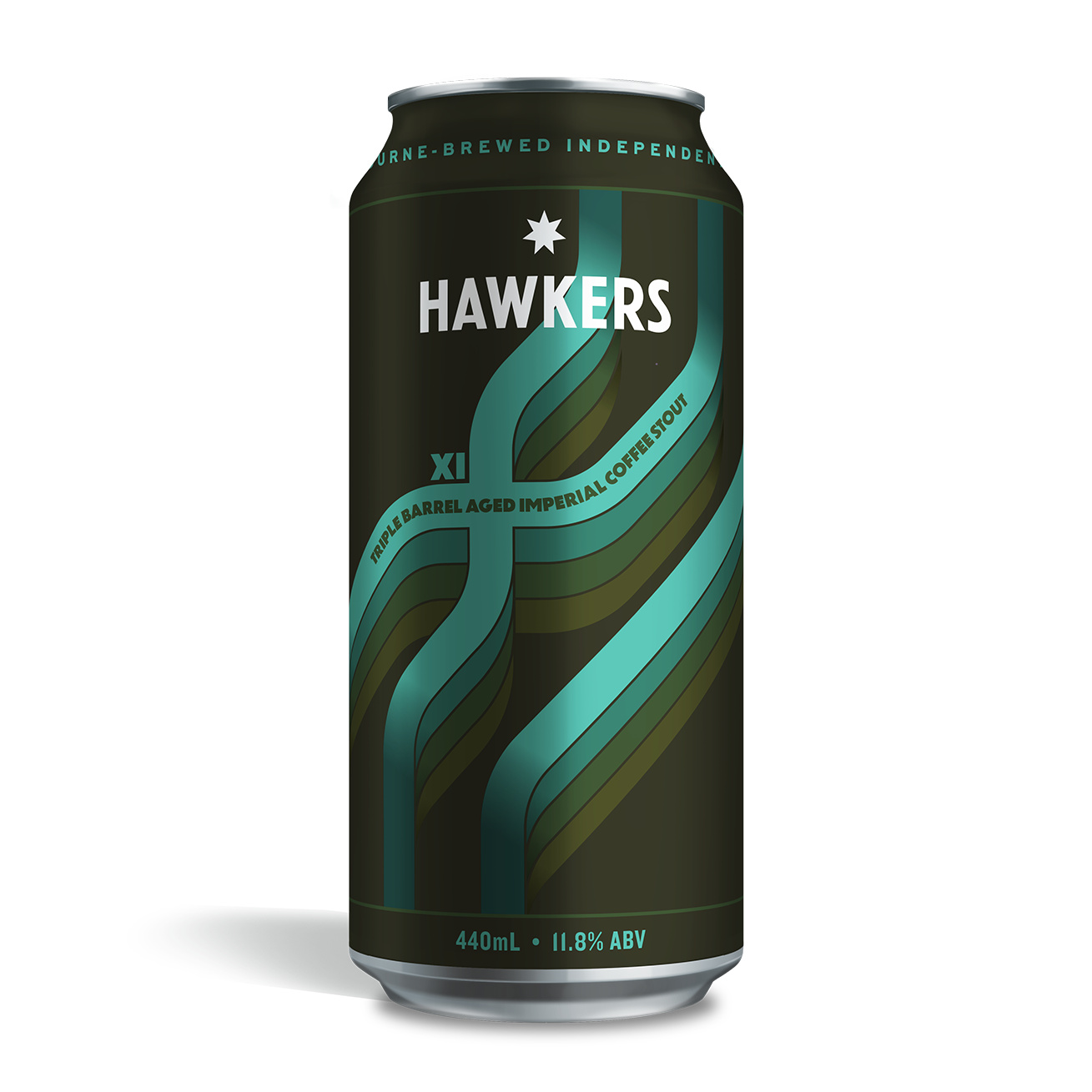 Hawkers Triple Barrel Aged Imperial Coffee Stout 2026 440ml Can Dark Beer Stout Australia
