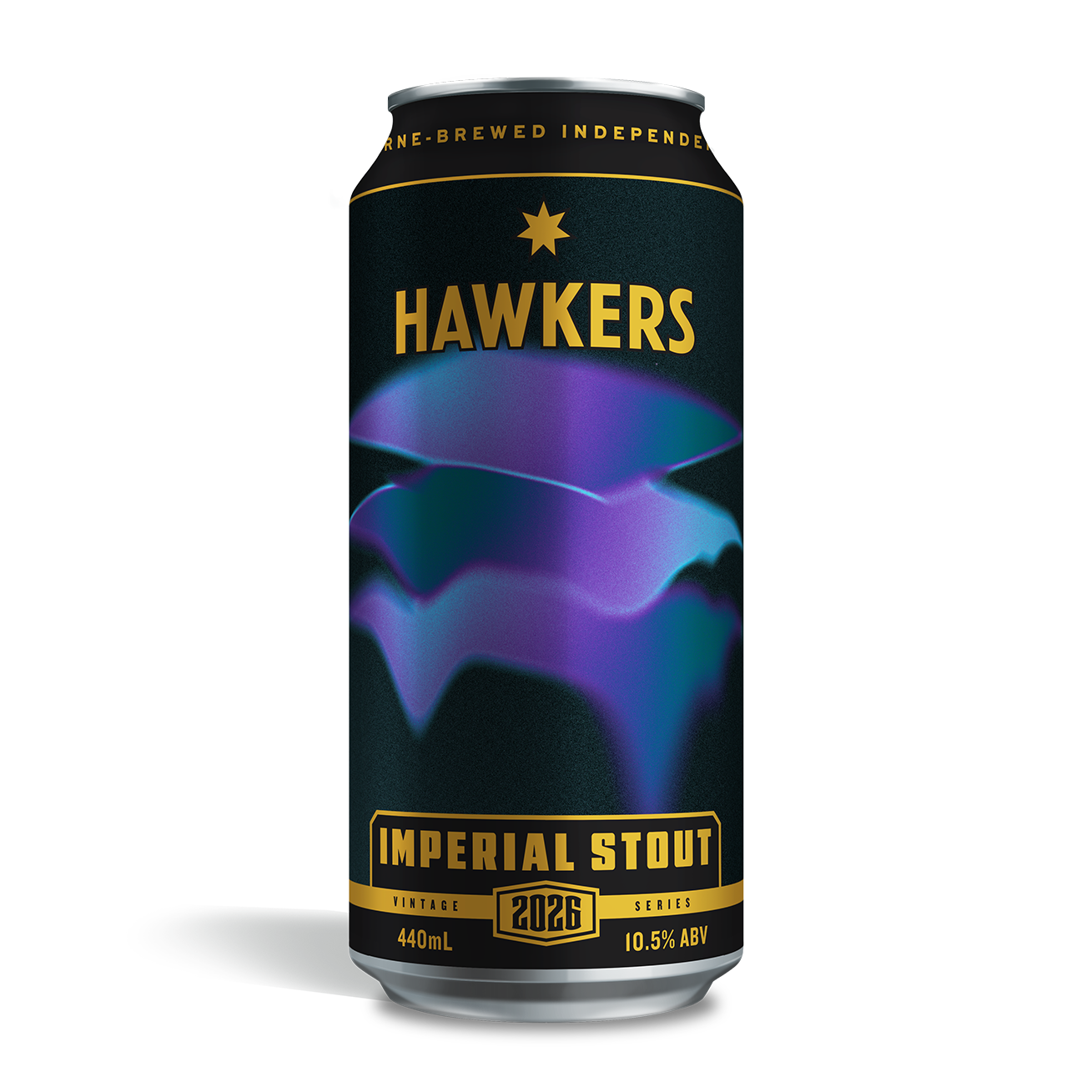 Hawkers Imperial Stout 2026 440ml Can Dark Beer Stout Australia
