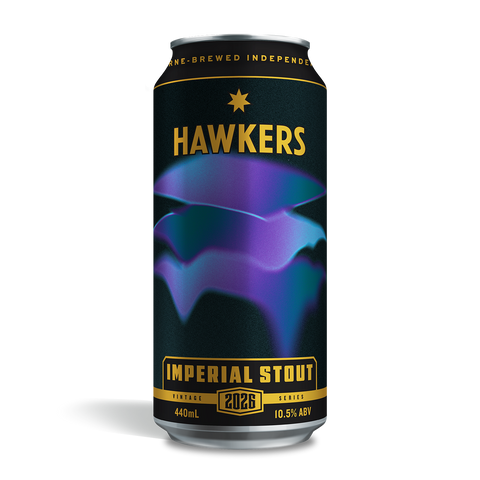 Hawkers Imperial Stout 2026 440ml Can Dark Beer Stout Australia
