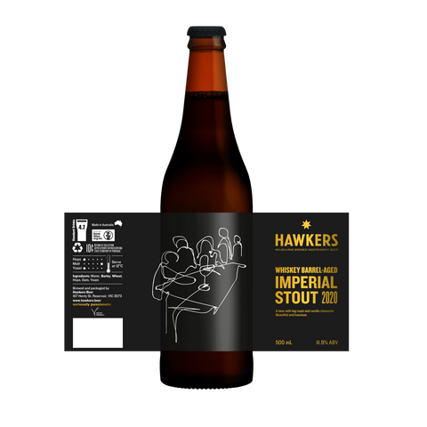 Whiskey Barrel Aged Imperial Stout (2020)