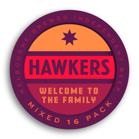 Welcome to the Family mixed 16 pack Hawkers beer full core range selection IPA lager stout pale ale