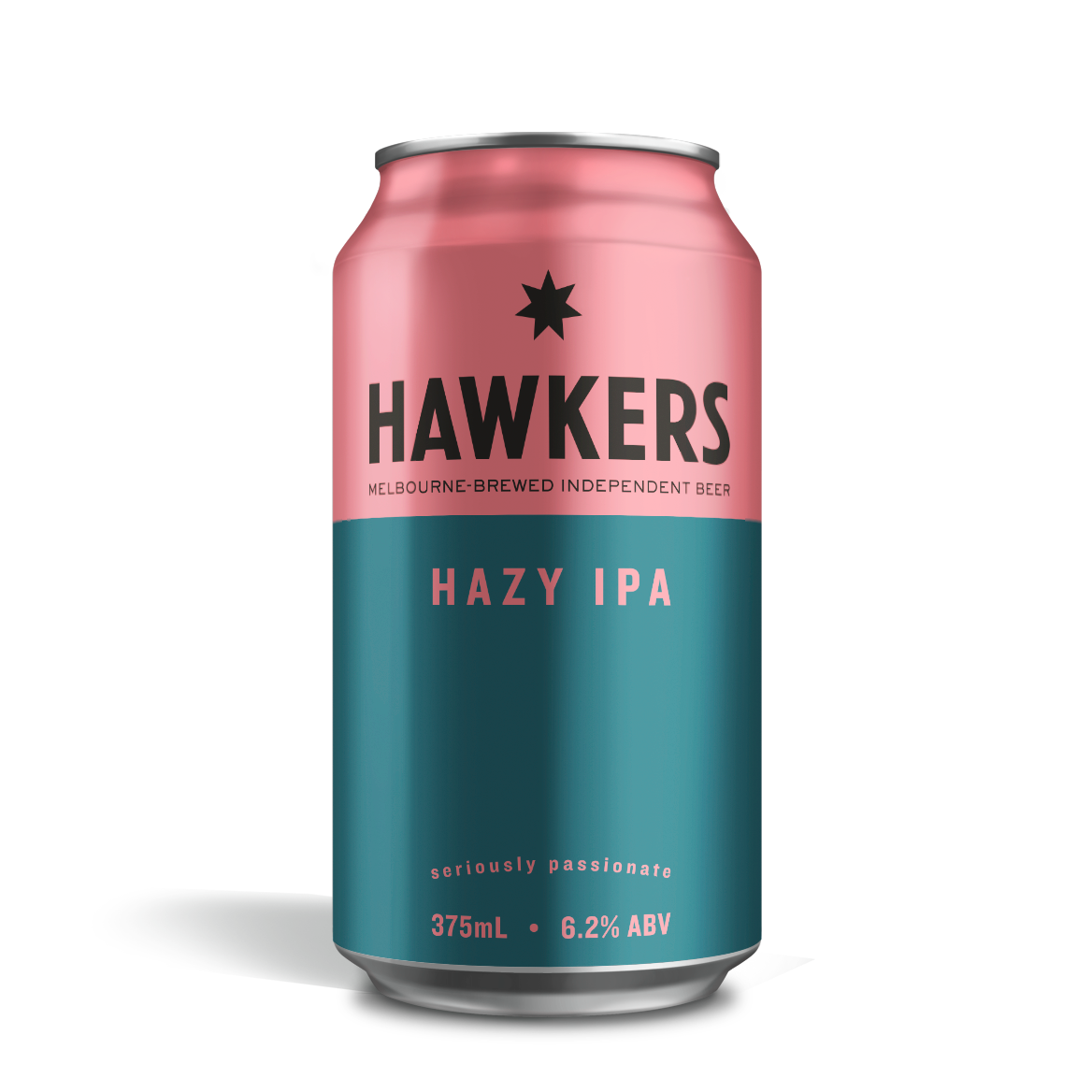 Hawkers Hazy IPA 375ml beer can Australia juicy tropical fruit hazy India Pale Ale craft beer