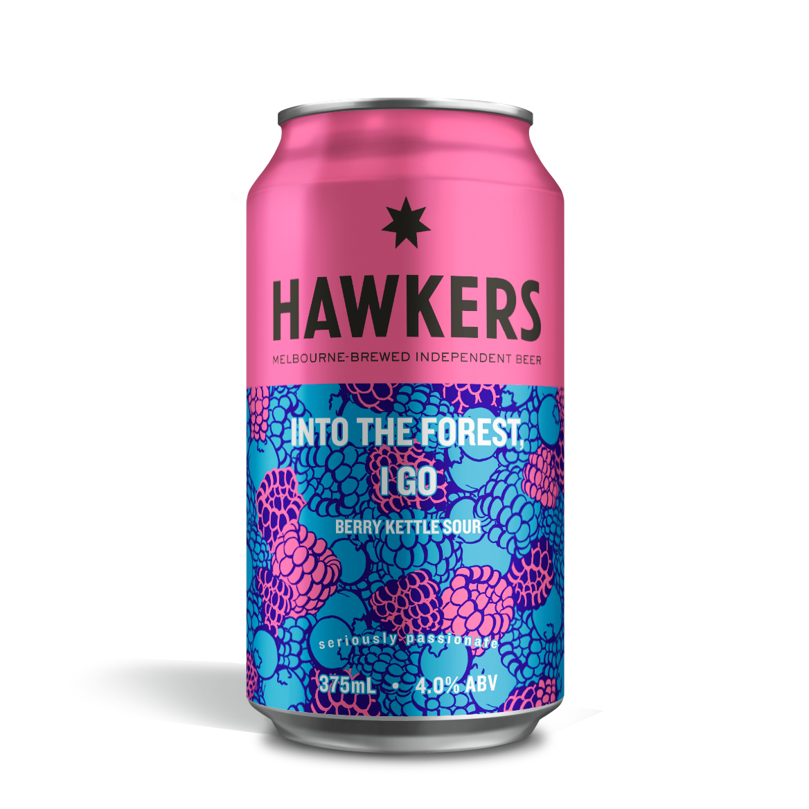 Hawkers Into The Forest I Go 375ml craft beer can Australia limited release beer brewed in Melbourne