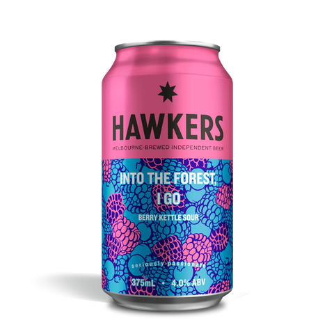 Hawkers Into The Forest I Go 375ml craft beer can Australia limited release beer brewed in Melbourne