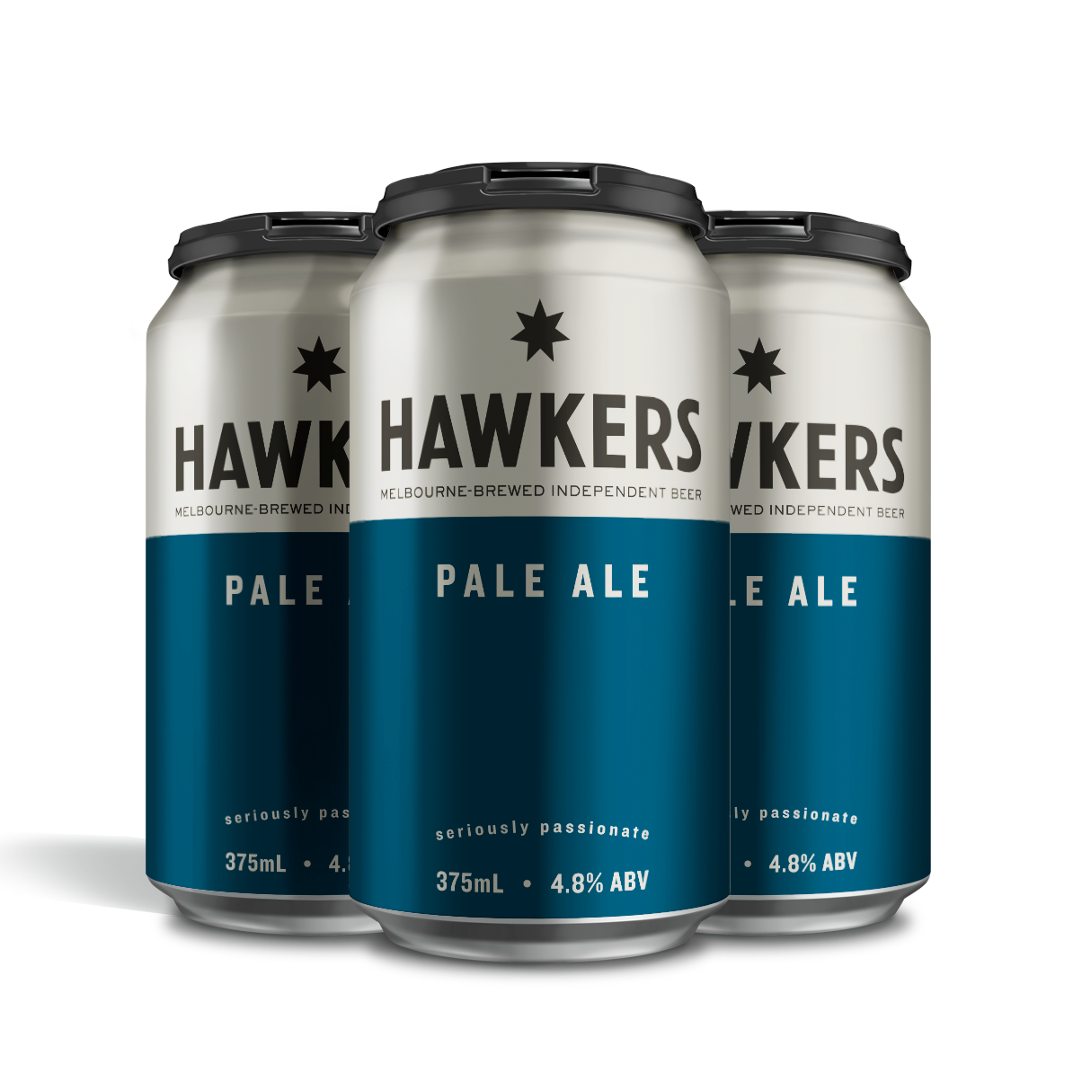 Hawkers Pale Ale 4 pack 375ml craft beer cans Australia balanced citrus malt hop beer pack