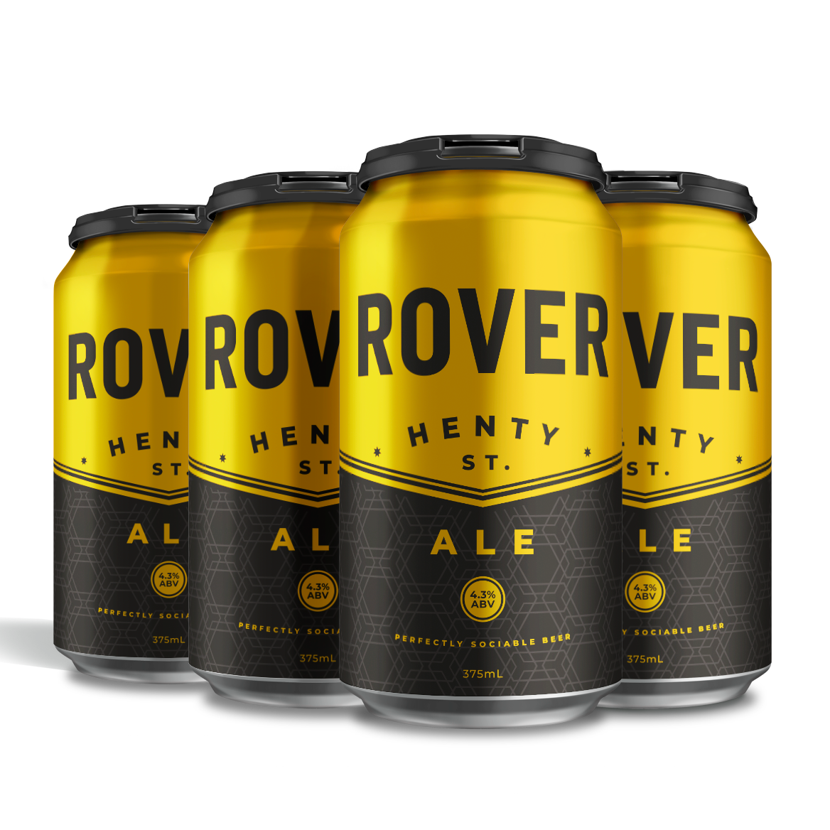 Rover Henty St Ale 6 pack 375ml craft beer cans Australia easy drinking lager beer pack