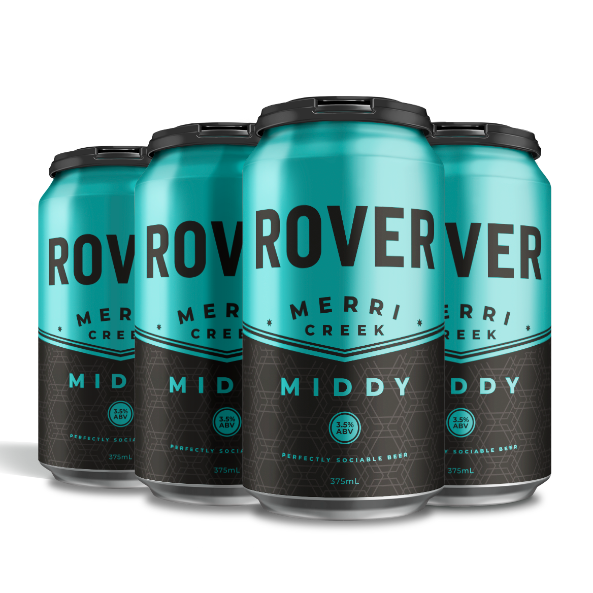 Rover Middy 6 pack 375ml mid strength craft beer cans Australia easy drinking beer pack