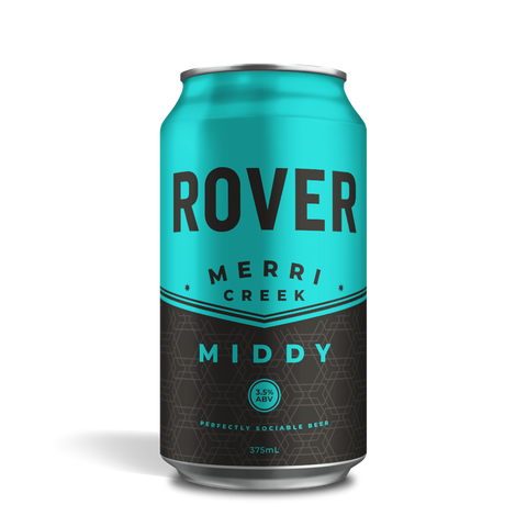 Rover Middy 375ml mid strength craft beer can Australia easy drinking lower alcohol beer